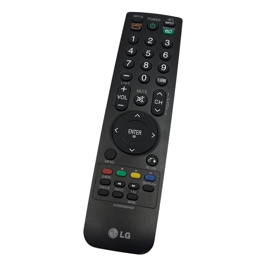 LG TV Remote‎ Control Universal Replacement Black Model AKB69680409
